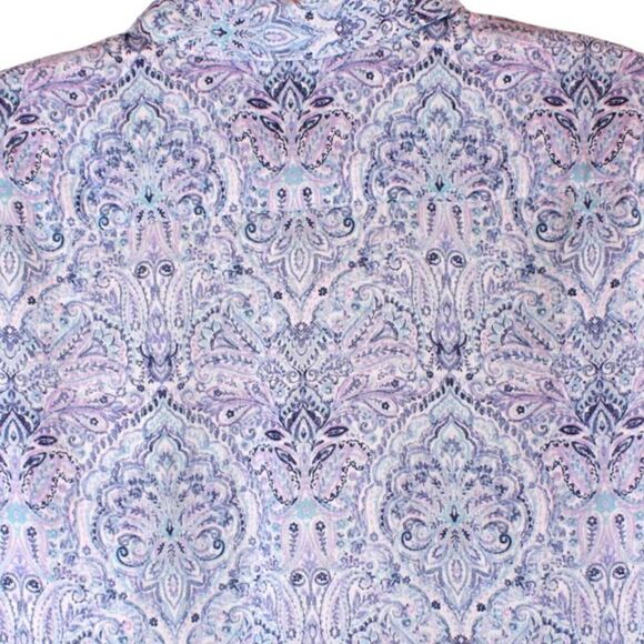 J.Jill 100% Linen Tunic Long Sleeve in Lavender Size Medium - Picture 6 of 9